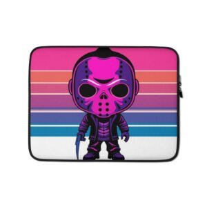 Neon Slasher – Retro Horror Laptop Sleeve