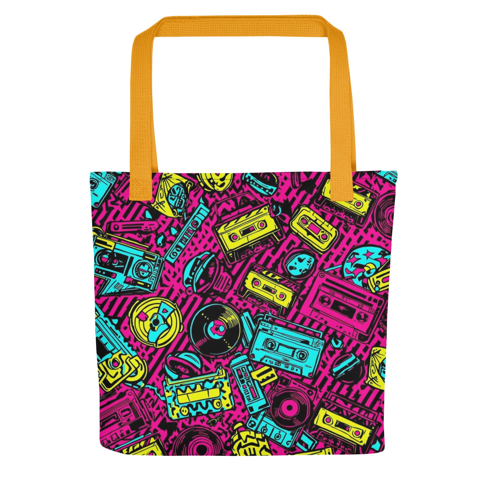 80s music vibes tote bag 80s music vibes tote bag