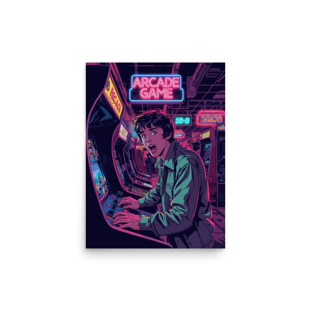 80s arcade poster 80s arcade poster