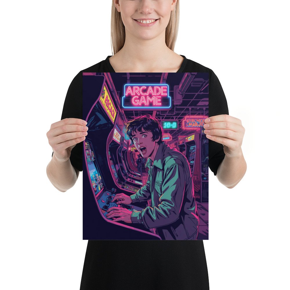80s arcade poster 80s arcade poster